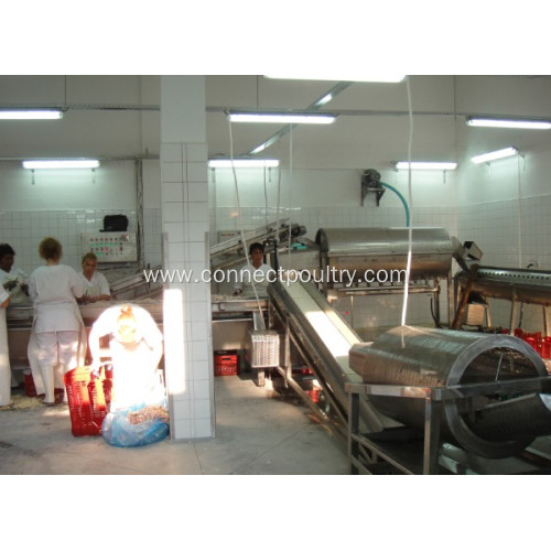 Feet processing equipment for slaughterhouse equipment